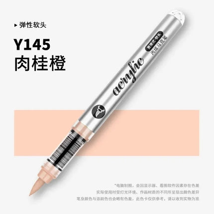 GRASP 120/1 Colors Acrylic Marker Pens Waterproof Pen Soft Brush Nib Student Art for Glass Stone Art School Supplies Stationery