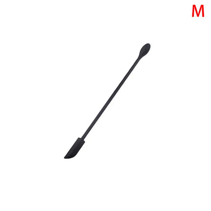 {HBA17} 1/3Pcs Cosmetic Bottle Silicone Mini Scraper Deep Bottle Scraper Cosmetic Spoon Double End 2 In 1 Jam Spatula