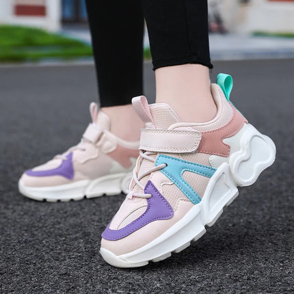 Youth Tennis Shoes Outdoor Ultra Light Jogging Training Comfortable Soft Sneakers Breathable Cushioning Girl Daily Walking Shoes