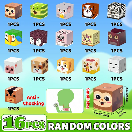 Character Magnetic Building Block Bricks Toy Mine World Stacking Set Role Model Set DIY Educational Kids Gifts for Boy Girl