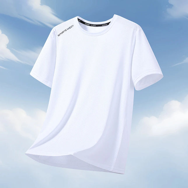180kg 12xl 11xl 10xl 9xl T-Shirts Men Extra Large Size Quick Dry Round Neck Short Sleeve Oversized Tops Tee Big Loose Clothing