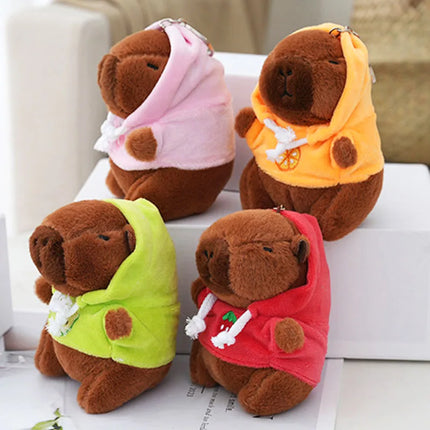 Cute Cartoon Kapibara Pendant Plush Toy Doll Bag Hanging Ornaments Cute Kapila Keychain Doll Car Pendant Desktop Doll Ornaments