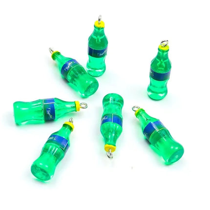 10pcs Simulation Bottle Charms For Pendant DIY Handmade Jewelry for Earring Necklace Keychain