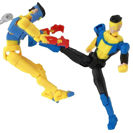3D Printed Dummy 13 Invincible Boy Titan Model Multi-jointed Movable Action Figure Desktop Ornament Animation Model For Kids Fan