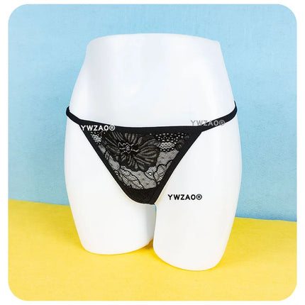 YWZAO Plug Anus Panties Fisting Ass Anal Erotic Invisible Thong Women Sexy Underwear Toys Butt Dildo Adult N11 Black Combination