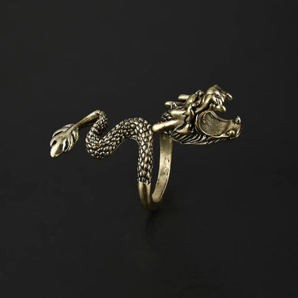 1PC Cigarette Holder Rack Dragon Ring Finger Clip Smoke Cool Gadgets for Man Gift Smoking Accessory Cigarette Smoker Tool Metal