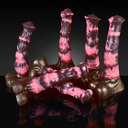 NNSX Long Horse Dildo Anal Plug Fantasy Penis Animal Cock Vagina Stimulate G-spot Masturbator Anal Sex Toys For Men Women