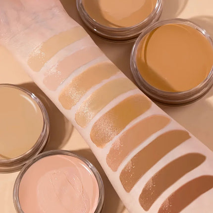 Full coverage foundation - matte finish, creamy texture, strong coverage, moisturizing, oil control, pore minimizing, non-greasy