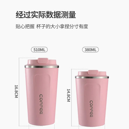 380/510ml Thermos Coffee Mug Stainless Steel Coffee Cup Temperature Display Vacuum Flask Thermal Tumbler Insulated Water Bottle