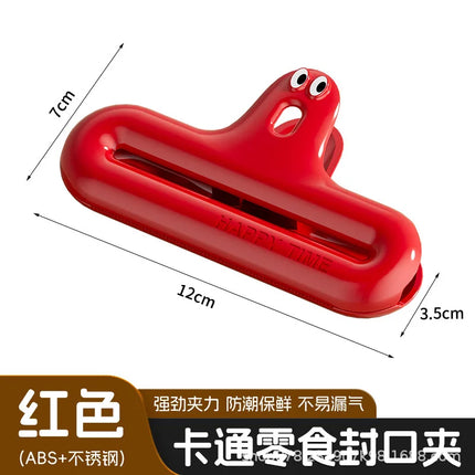 Caterpillar sealing clip moisture-proof snack clip kitchen sealing fixing clip multifunctional household clip fresh-keeping seal