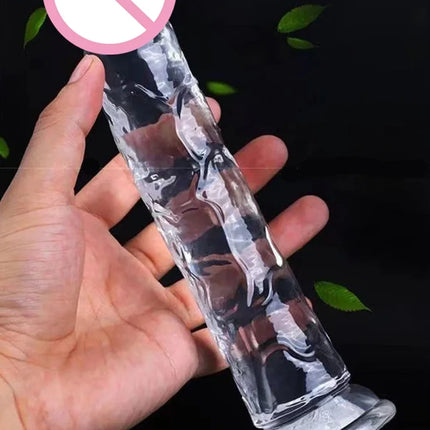 Transparent Big Dick 13 Sizes Realistic Jelly Dildo Women Gay Anal Sex Toys Soft Clitoris Vaginal Masturbators Penis Suction Cup