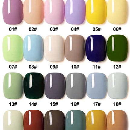 AS 1pc 15ml Bright Yellow Gel Nail Polish Starter Pure Soak Off No Wipe Nail Gel Polish Varnish Suitable For All Seasons