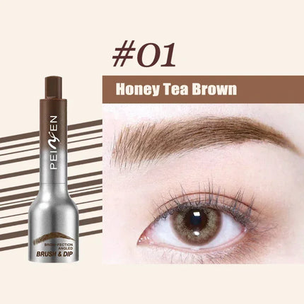 Eyebrow Pencil Angled Brush Quick Drying Angled Eye Brow Brush Waterproof Multifunctional Usage Hair-like Strokes Eyebrow Tint