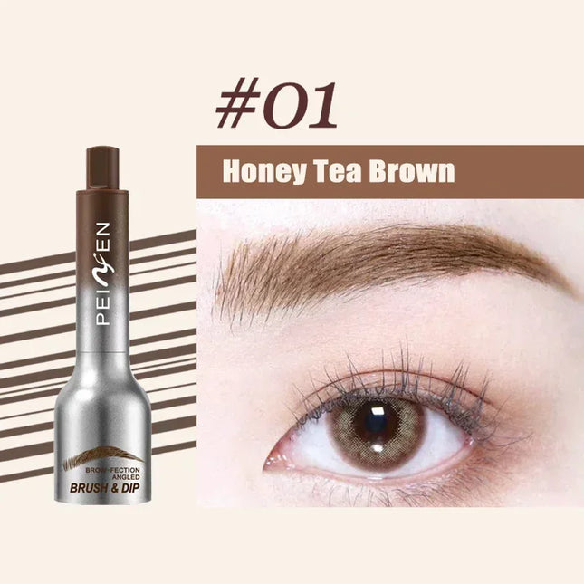 Eyebrow Pencil Angled Brush Quick Drying Angled Eyebrow Brush Waterproof Multifunctional Hair-like Strokes Eyebrow Tint