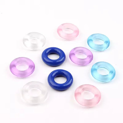 3 Pcs/Set Dick Enlargement Cock Ring Delay Ejaculation Penis Ring Sex Toys For Men Silicone Adult Supplies 18+ Stronger Erection