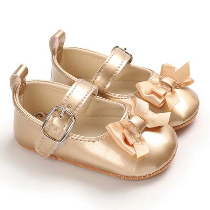 Spring and Autumn Style 0-1 Year Old Baby Walking Shoes Soft Rubber Soled Baby Shoes Breathable and Non Slip Princess Shoes