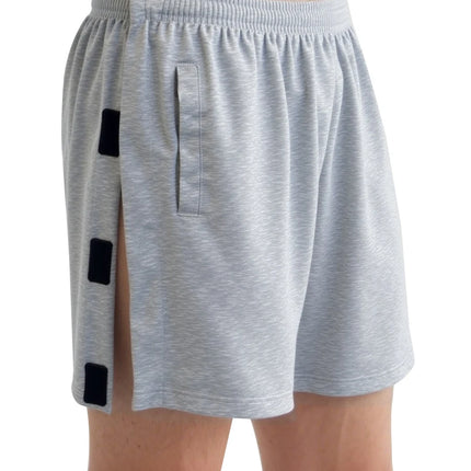 Men's and women's universal hip and knee surgery recovery shorts, men's removable shorts, detachable Velcro snap shorts, adaptiv