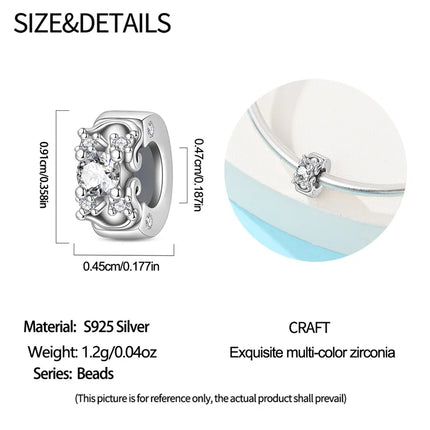 Original 925 Sterling Silver Charms Beads Cute Mushroom Unicorn Love Wings Pearl Charm for Bracelet Pendant Woman Girl Jewelry
