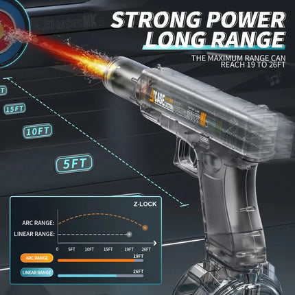Electric LED Water Pistol 330ml / Pistolet Eau LED Électrique 330ml