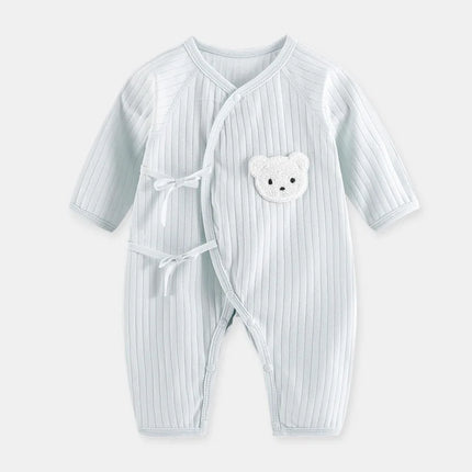 Cartoon Bear Baby Romper Spring Autumn Long Sleeved Clothes Soft Pure Cotton Newborn Bodysuit Infant Jumpsuit One Piece Outfits