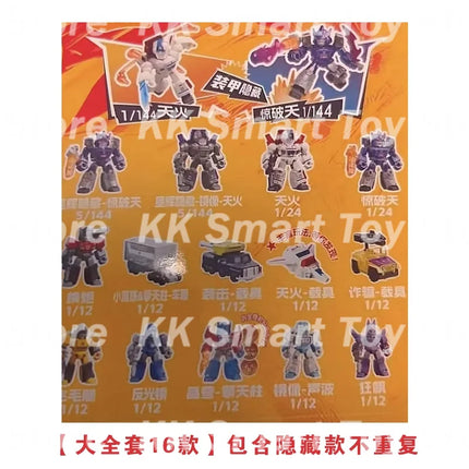 New Blokees Transformation Defender Version Wave 5 Action Figures Galvatron Jetfire Optimus Prime Blind Box Assembly Model Toys