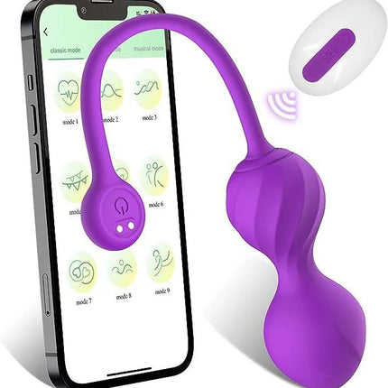 Wireless App Controlled Kegel Egg Vibrator for Women Vagina Muscle Trainer Intimate Sex Toy for Couples 18+ Ages