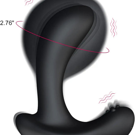 Anal Vibrator Inflatable Butt Plug Remote Prostate Massager Automatic Inflation Vibrating Male Female Prostate Stimulator