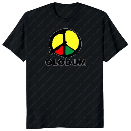 Retro Antiwar Michael Jackson MJ OLODUM Summer Unisex Men's Women's T-shirts Tee Tops Children's Adult Parent-Child T-shirts