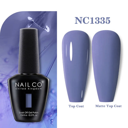 NAILCO 283Colors Gel Nail Polish Top Base Vernis Semi Permanent UV Gel Varnish Nails Art Varnish Hybrid Manicure