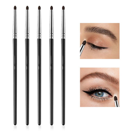 4 pieces of eyeshadow blending brushes, eye shadow brushes with silkworm details, delicate and soft makeup tools