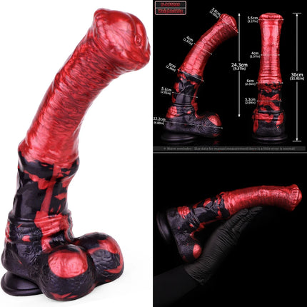 NNSX Horse Dildo for Women Platinum Silicone Huge Dildo With Suction Cup Massage Anal Vaginal Big Penis sex toys for Adult