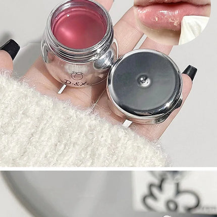 DI&XI small silver jar lip balm moisturizing lip care Dudu jelly lip oil moisturizing before makeup