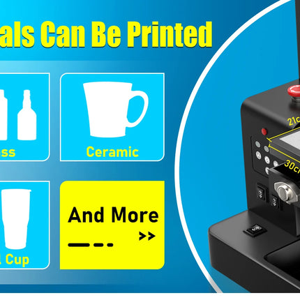 For Epson XP600 A3 UV Printer with XP600 Printhead UV Flatbed Printer A3 UV Sticker Printer For Bottle Case Acrylic Glass Print
