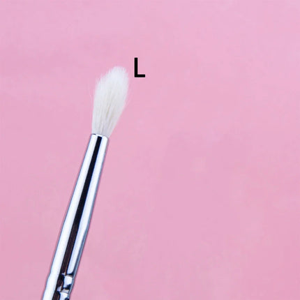 Tapered Crease Brush Large Small and Medium-sized Crease Makeup Brush Eyeshadow Crease Makeup Tool 100% Goat Hair & Copper Tube