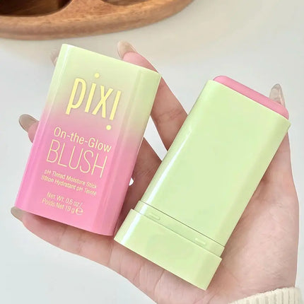 Multi-purpose Waterproof Long-Lasting Solid Blush Stick Gradual - Natural Nude Makeup Smooth Rendering Daily Facial Cosmetic