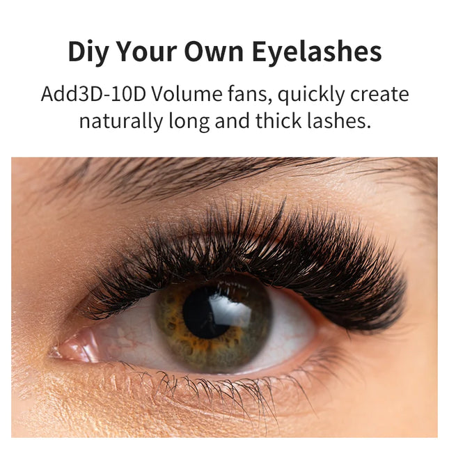 NATUHANA Lashes Korea BASF 3D-10D Pre Made Russian Volume Fan Eyelash Extension Russian Volume Premade Fans Cilios Makeup Tools