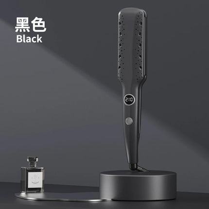 Korean-style wide-plate styling hair straightener and curler, dual-use hair straightener, straightening comb