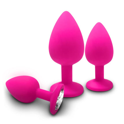 3 Sizes Soft Silicone Anal Plug Mini Butt Plug Erotic Sex Toys for Men Women Gay Couples Adult Anal Prostate Stimulator Dildo