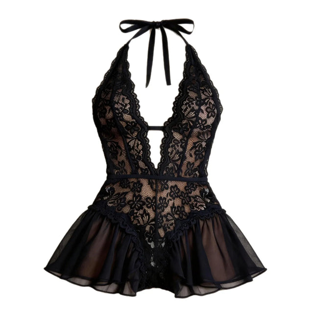 Hot Erotic Sexy Lingerie Sexy Costume Wedding Erotic Underwear Open Crotch Bra Lace Women Babydoll Dress Dirty Women Sex Clothes