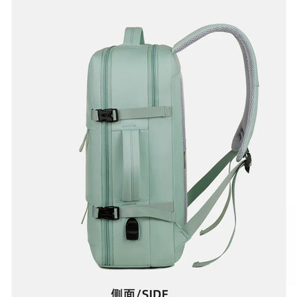 2024Men Women's Bag Large Capacity Journey Multifunction Backpack With Shoe Storage Multilayer Dry And Wet Separation Waterproof