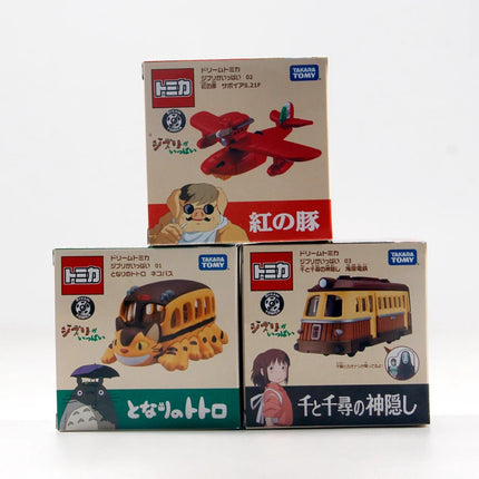 Takara Tomy Dream Tomica Ghibli Castle In The Sky Tigermos Spirited Away Unabara Electric Railway Porco Rosso Savoia S.21F Toys
