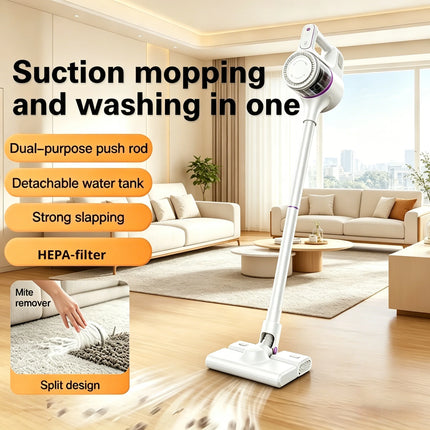 4 in 1 Cordless Vacuum Cleaner 15000Pa Strong Suction Vacuum Removable Dust Cup Lightweight Home Car Pet Hair Cleaner