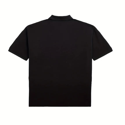 Y2K Casual Fashion Loose Short-sleeved Summer Letter Pattern Printing Polo Shirt High Street Retro Street Wear