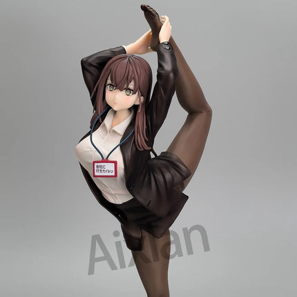 26CM The OL Who Refuses To Work 1/6 Ver. PVC Action Figure Sexy Anime +18 Uncensored for Adult Collection Gift Model Toys