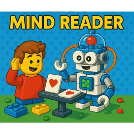 Mind Reader Bricks Magic Trick – Mentalism Illusions Gimmicks Close Up Props Magia Party Games Funny Kids Magie Show Bar