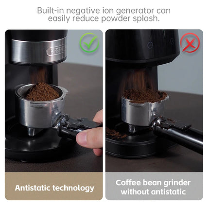 HiBREW Coffee Mill Automatic Electric Coffee Grinder with 31 Gears for Espresso American Coffee Pour Over Visual Bean Storage G3