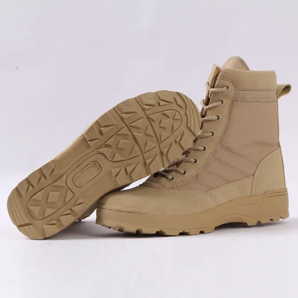 Tactical Boots Men Boots Special Force Desert Combat Boots Outdoor Hiking Boots Ankle Shoes Men Work Safety Shoes