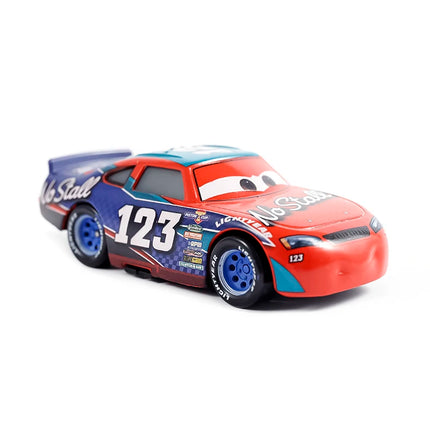 Original Disney Pixar Cars 3 Anime Figure School Bus Cartoon Model Car 1:55 Metal Die Casting Alloy Car Kids Toys Birthday Gifts