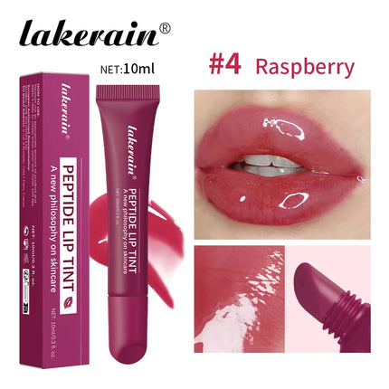 10ml Mirror Lip Glaze Moisturizes Jelly Lip Enrichment Oil Lasting Water Light Glass Lip Oil Remove Line Lip Protection Serum