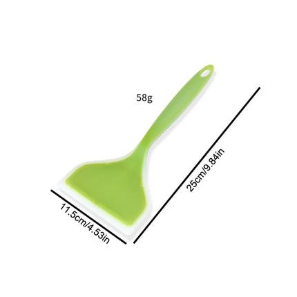 1PC Silicone Spatula Wide Mouth Non-stick Scraper Steak Beef Egg Cooking Spatula Pancake Baking Tools Kitchen Cooking Shovel